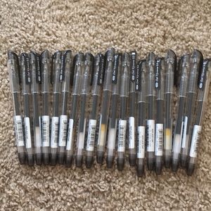 20 black gel roller pens Yasutomo 0.7mm